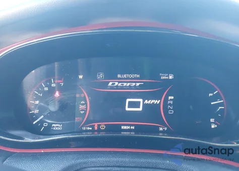 2014 Dodge Dart Gt z USA, uszkodzony, nr VIN 1C3CDFEB4ED914545